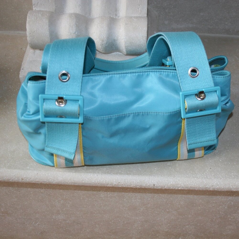 Franco Sarto Blue Nylon Bag - Picture 3 of 16